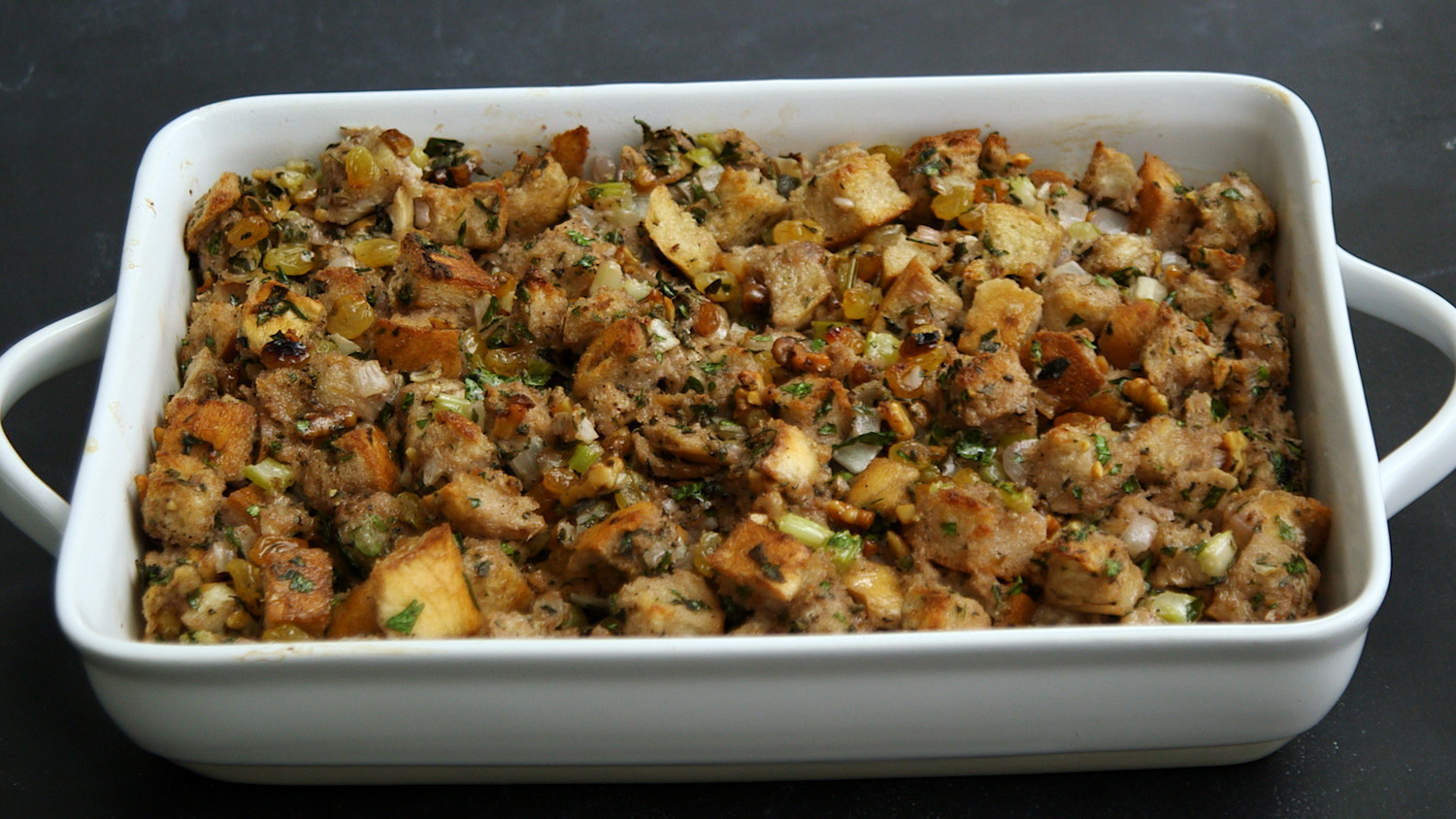Video NoFail Signature Thanksgiving Stuffing Martha Stewart
